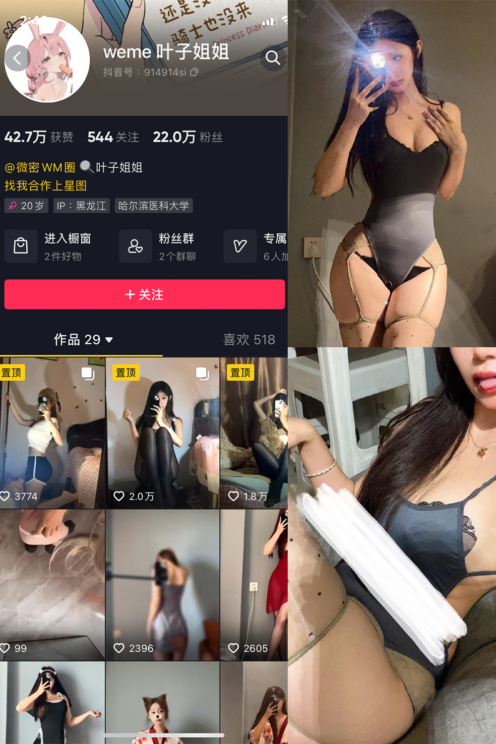 抖音 叶子姐姐 微密圈 NO.018期 【11P4V】